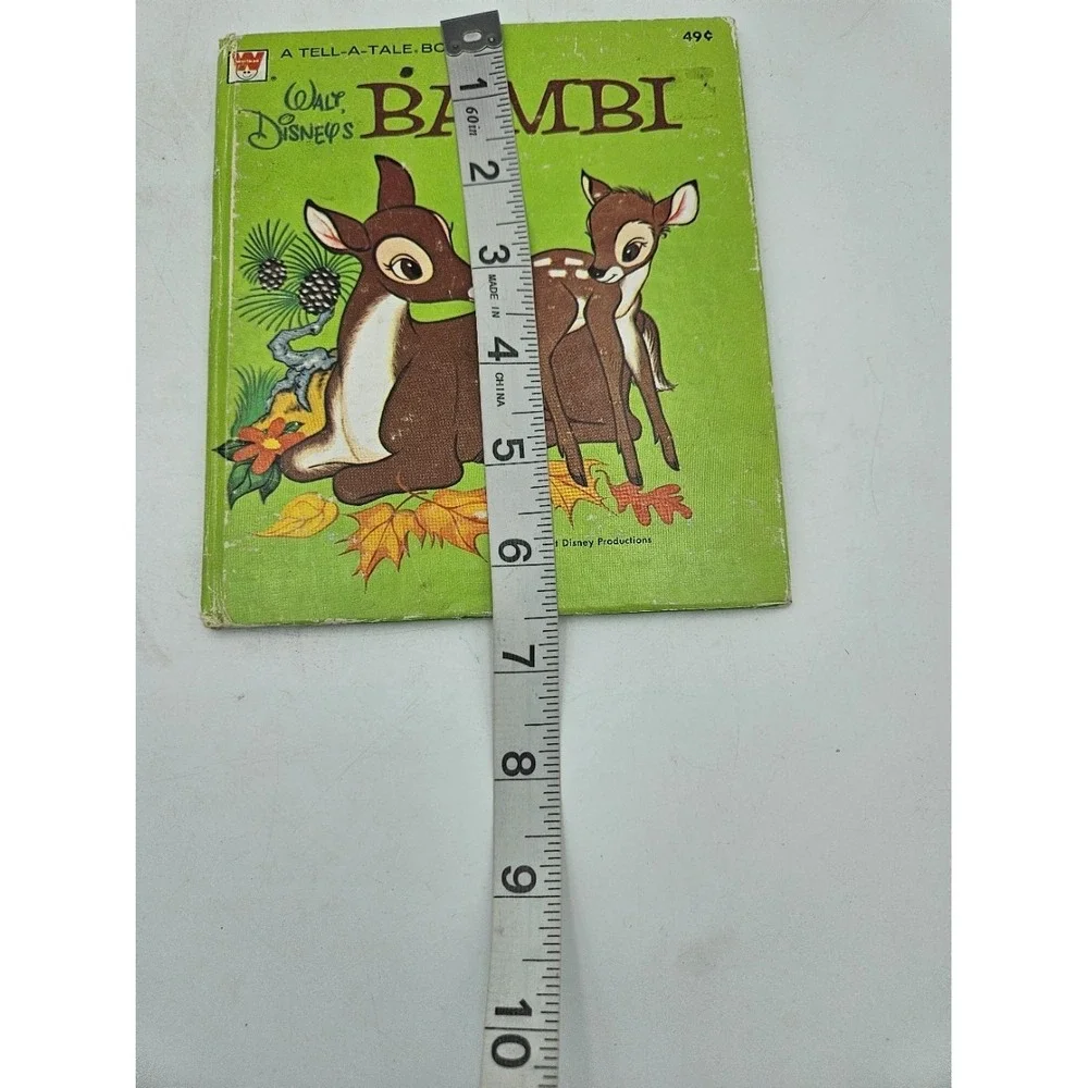 Vintage 1976 Walt Disney Bambi Whitman Tell-A-Tale Hardcover Children's Book